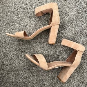NEW JEFFREY CAMPBELL SUEDE HEELS SANDALS